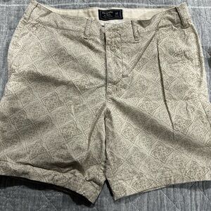 Abercrombie & Fitch Tan Flat Front Shorts